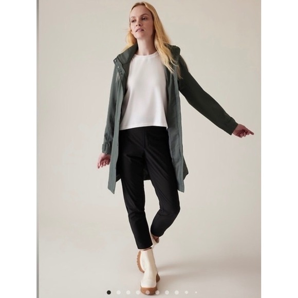 Unavailable - ATHLETA Rainout Sutra Bali Green Hooded Jacket - Picture 2 of 7